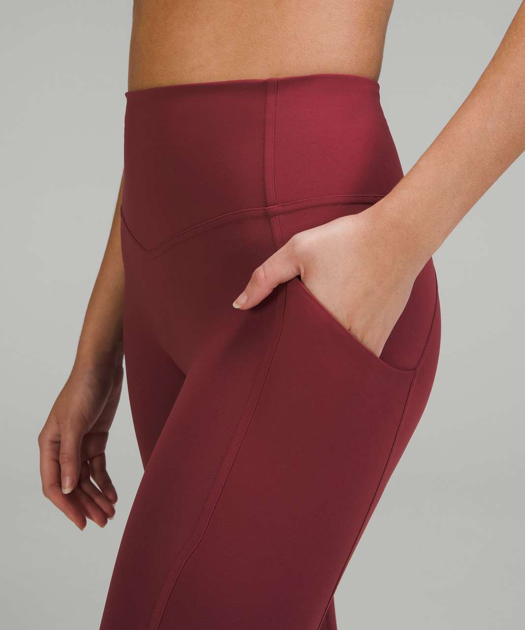 Lululemon All the Right Places High-Rise Drawcord Waist Crop 23” - Atomic  Purple - lulu fanatics