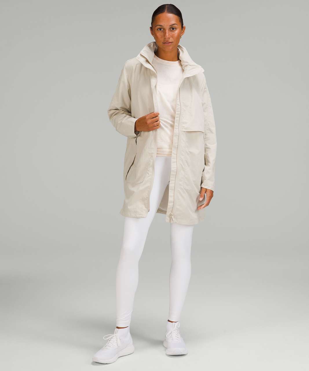 Lululemon Always Effortless Long Jacket - Natural Ivory