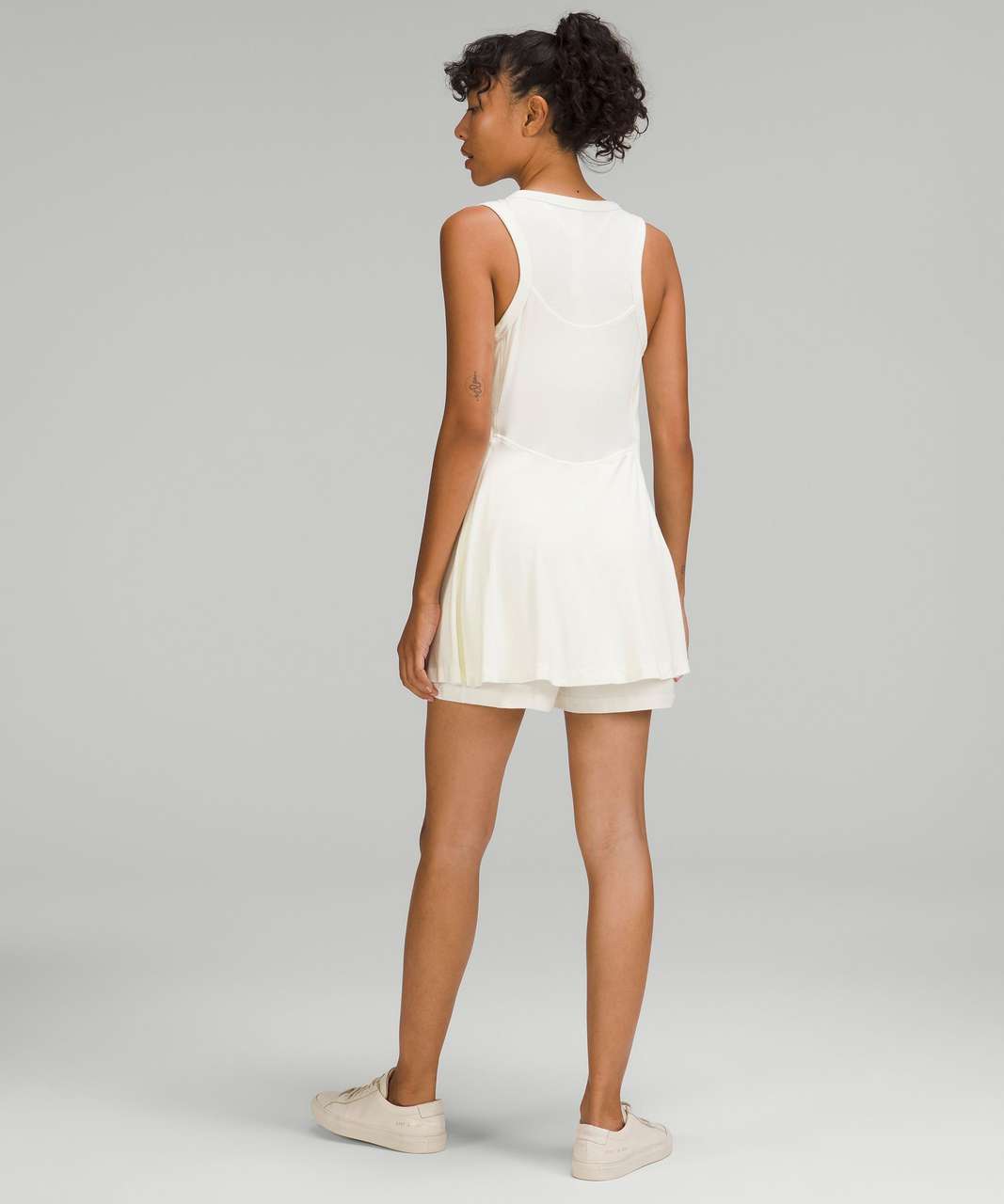 Lululemon Modal Wrap Romper 4" - Lemon Sorbet