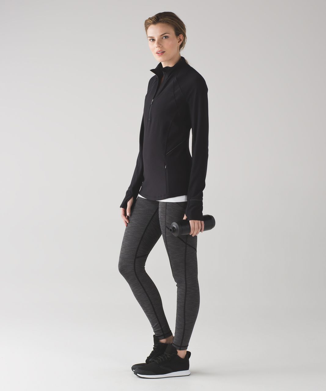 Lululemon Fresh Tracks Pant Black Size 4 Zippered Legs Reflective w/  Pockets on eBid United States