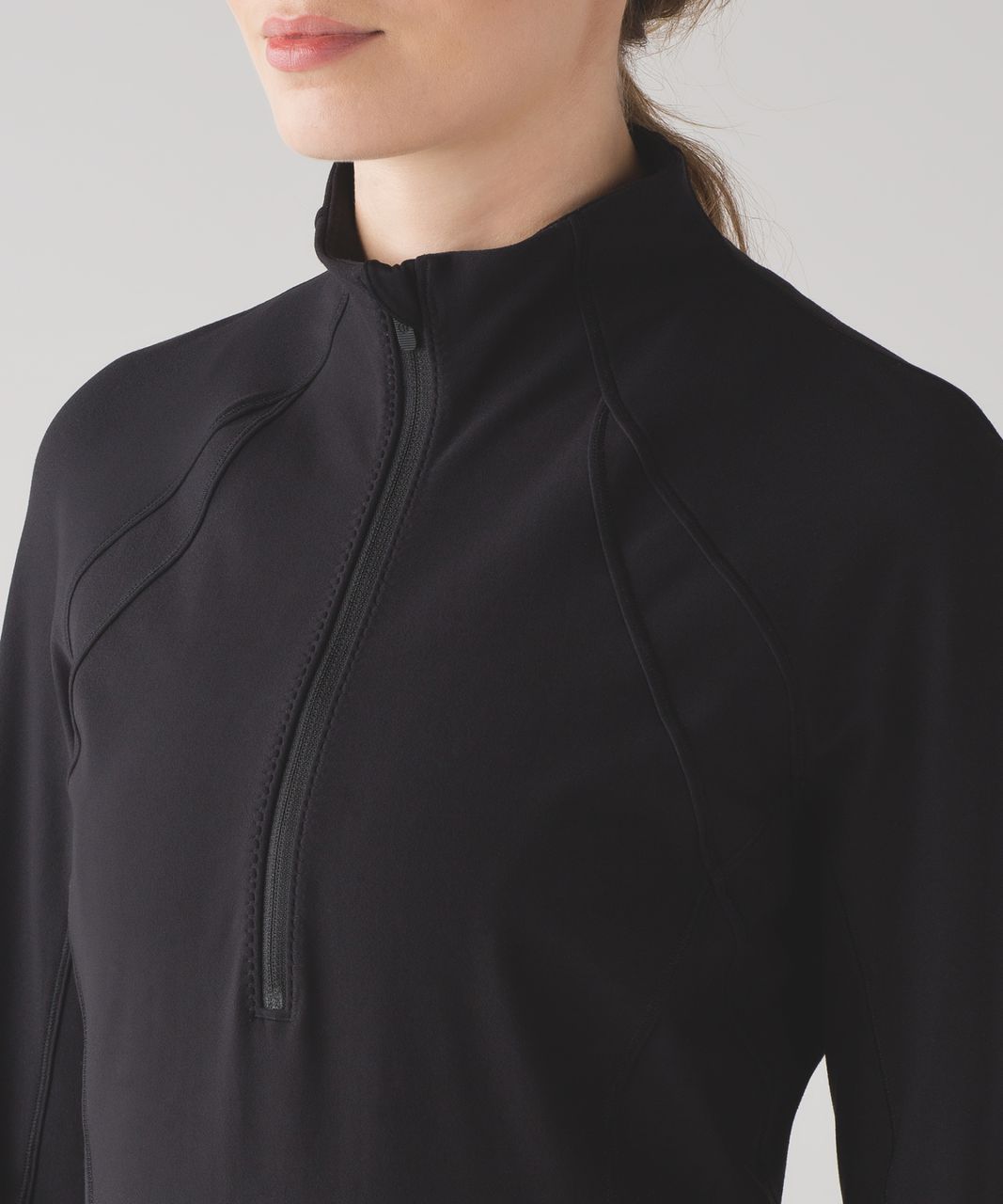 Lululemon Fresh Tracks 1/2 Zip - Black