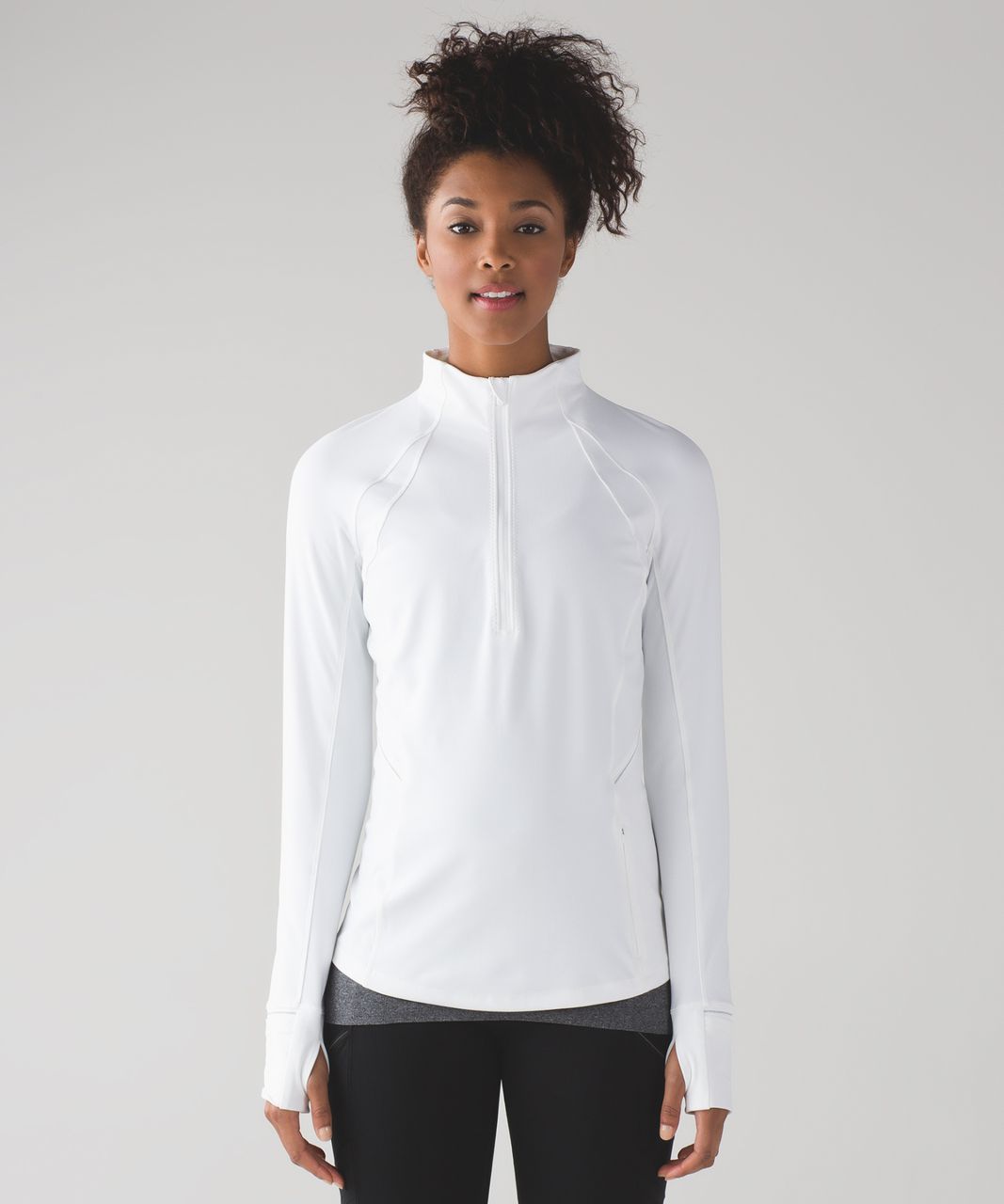 Lululemon Fresh Tracks 1/2 Zip - White