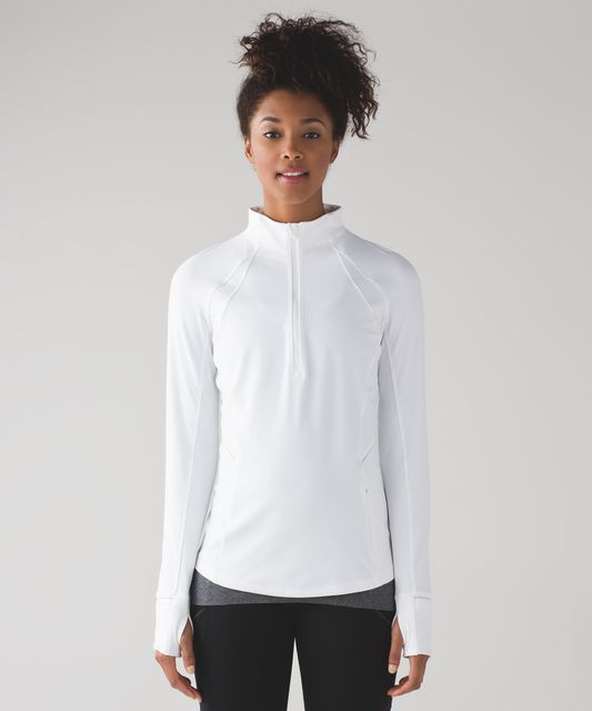 Lululemon Fresh Tracks 1/2 Zip - Black - lulu fanatics