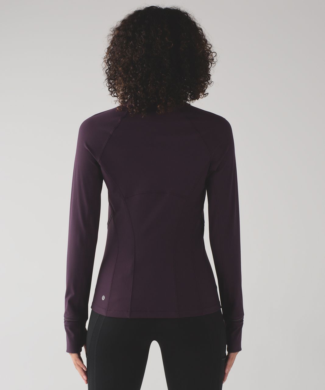 Lululemon Fresh Tracks 1/2 Zip - Black Cherry