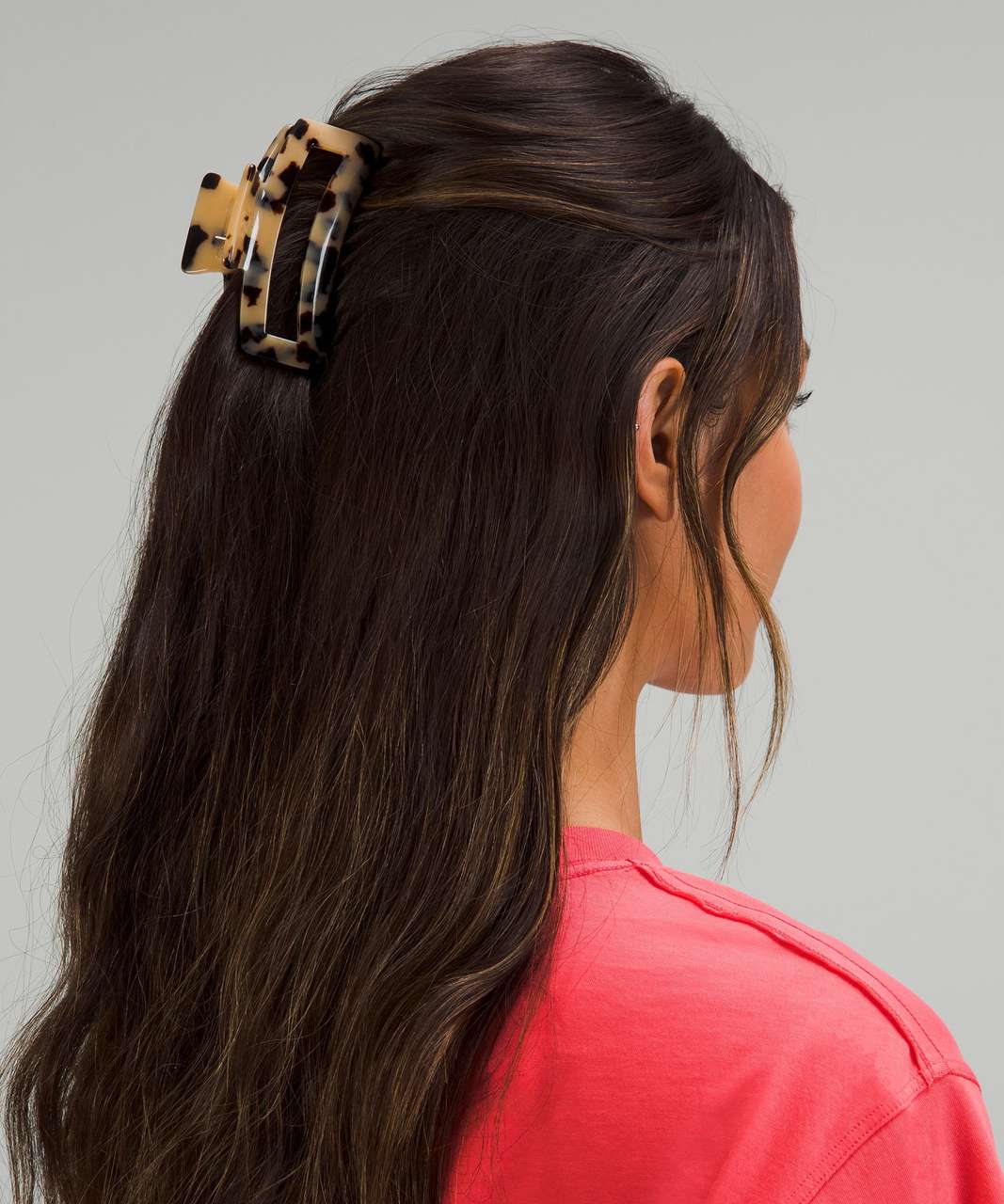 Lululemon Large Claw Hair Clip - Golden Sand / Black