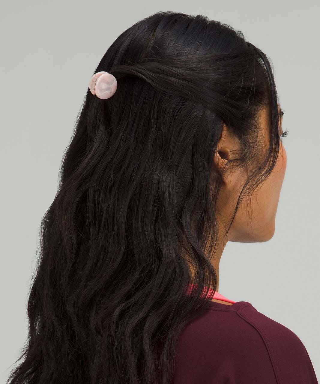 Lululemon Small Claw Hair Clips 4 Pack - Tidewater Teal / Flush Pink / Pink Puff / Golden Sand / Black / Purple Blossom Light / White Opal