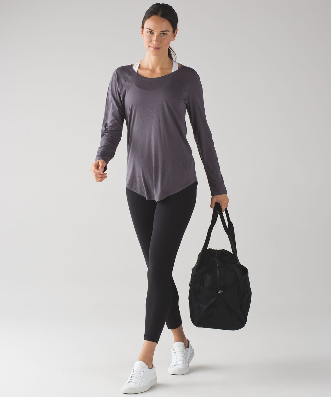 Lululemon Locarno Long Sleeve - Dark Carbon