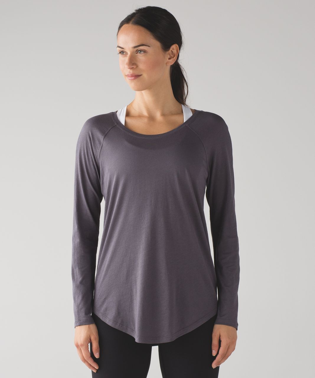 Lululemon Locarno Long Sleeve - Dark Carbon