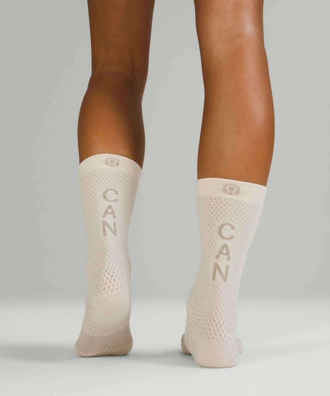 Lululemon Womens Daily Stride Crew Sock *Warm - Light Ivory - lulu fanatics