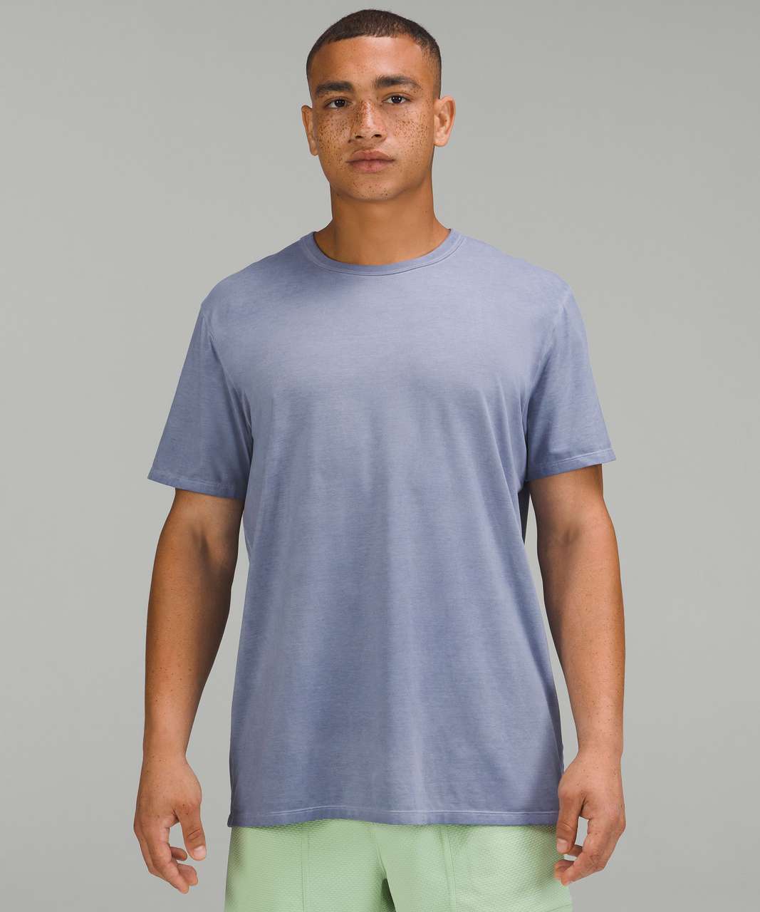 Lululemon The Fundamental T-shirt In Blue Linen