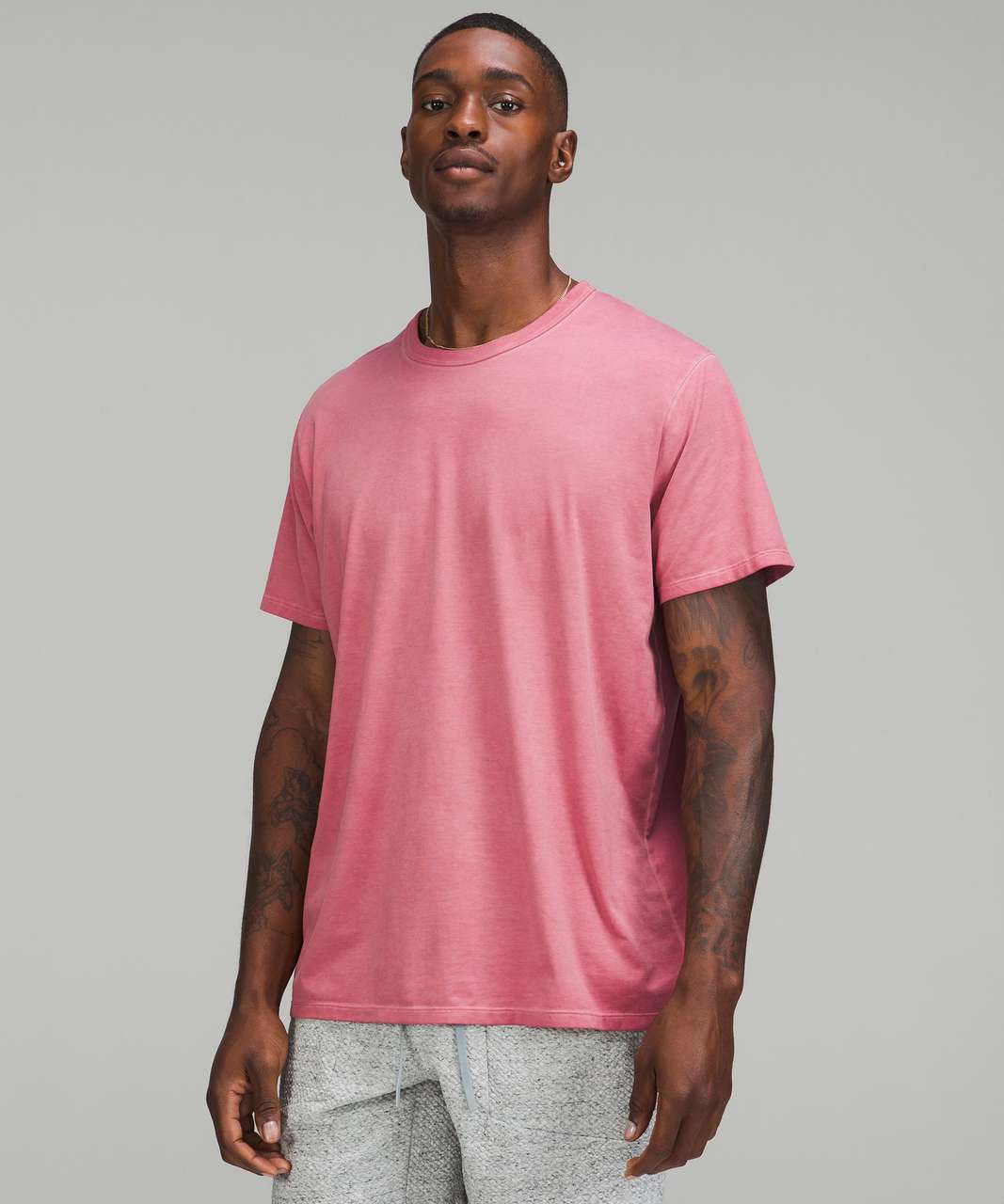 Lululemon The Fundamental T-shirt In Pink Lychee