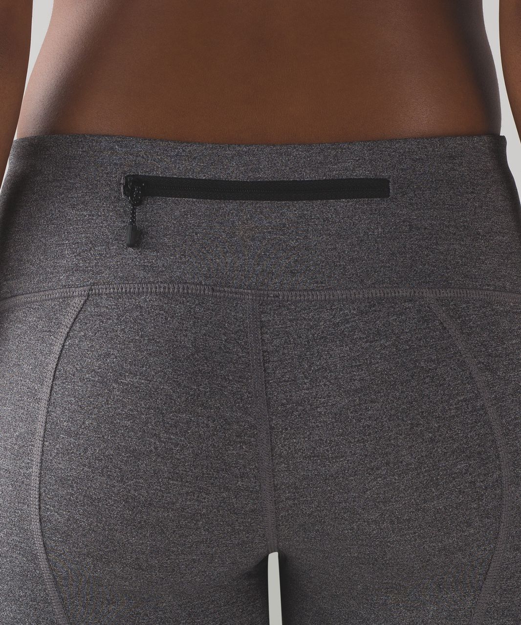 Lululemon Pace Rival Crop (19") - Heathered Black / Heathered Slate