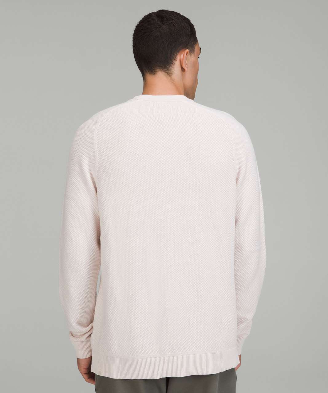 Lululemon Textured Knit Crewneck Sweater - Heathered Natural Ivory