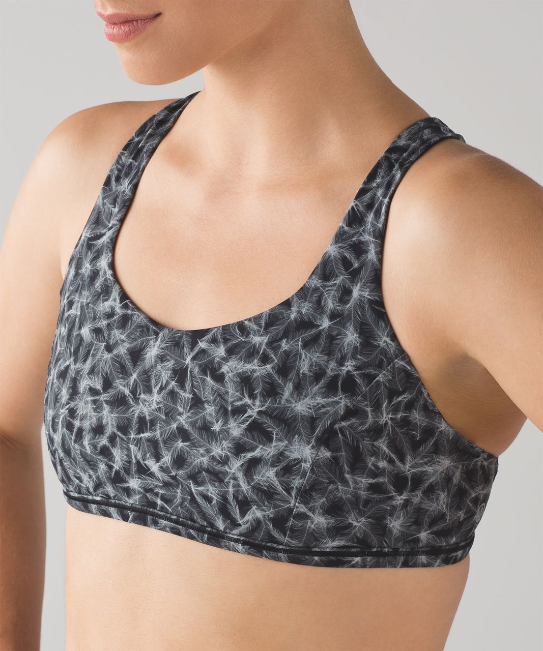 Lululemon Free To Be Tranquil Sports Bra Luxtreme Midnight Tulle