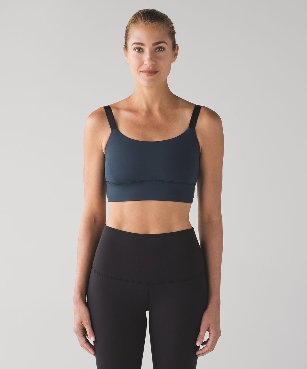 Lululemon Both Ways Bra - Mini Warp White Black / Black - lulu fanatics