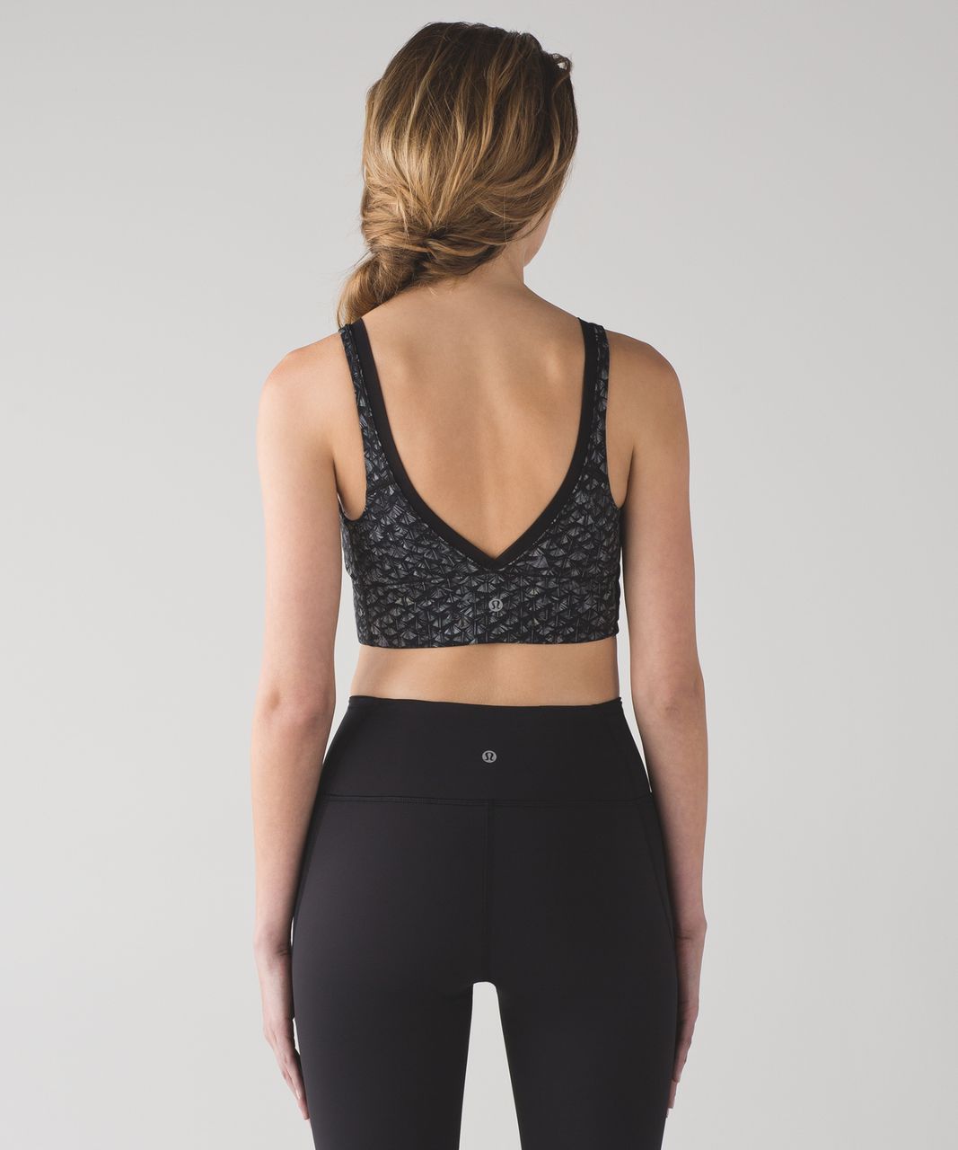 Lululemon Featherlight Bra - Iridescent Multi Black / Black