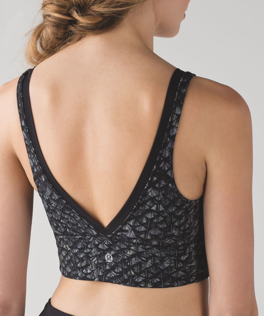 Lululemon Featherlight Bra - Iridescent Multi Black / Black