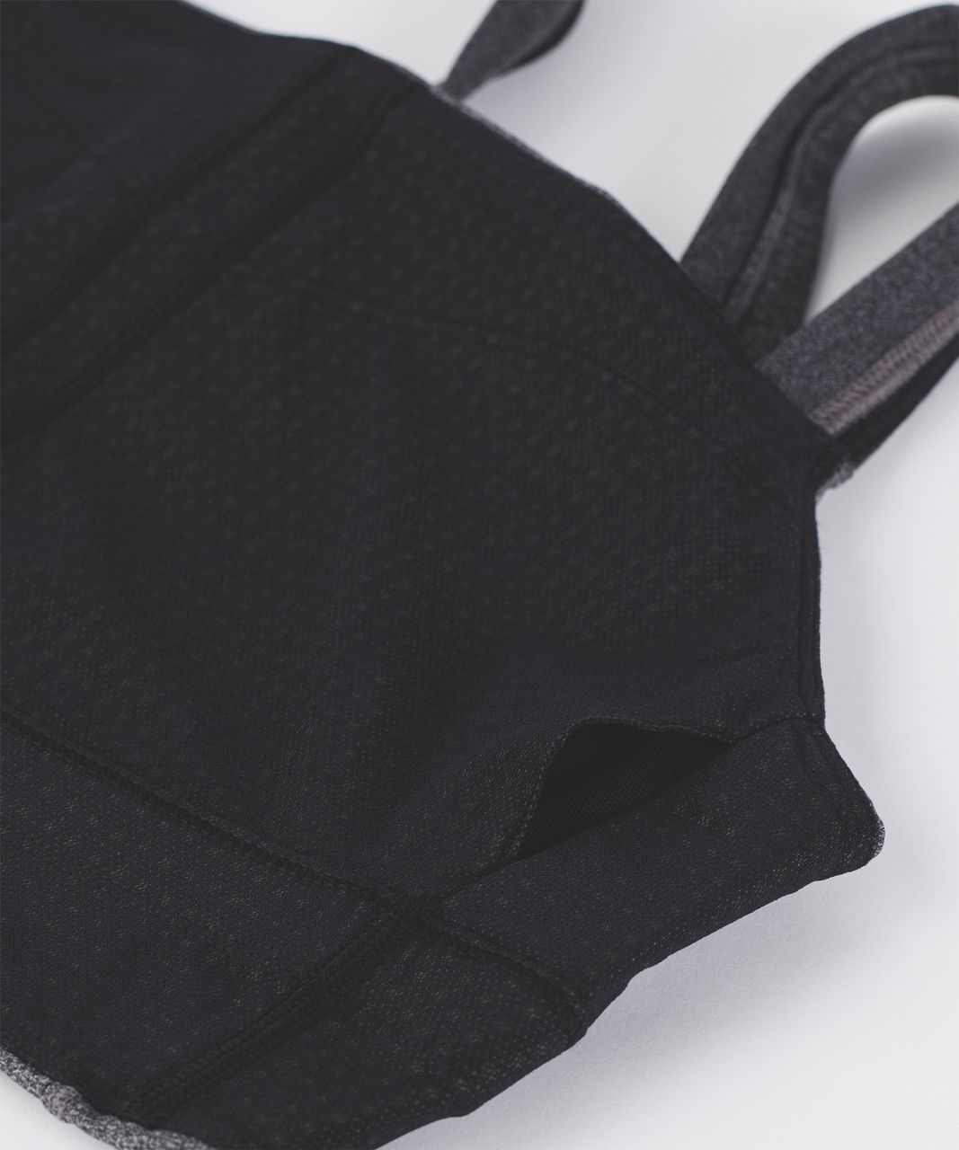 Lululemon Featherlight Bra - Heathered Black