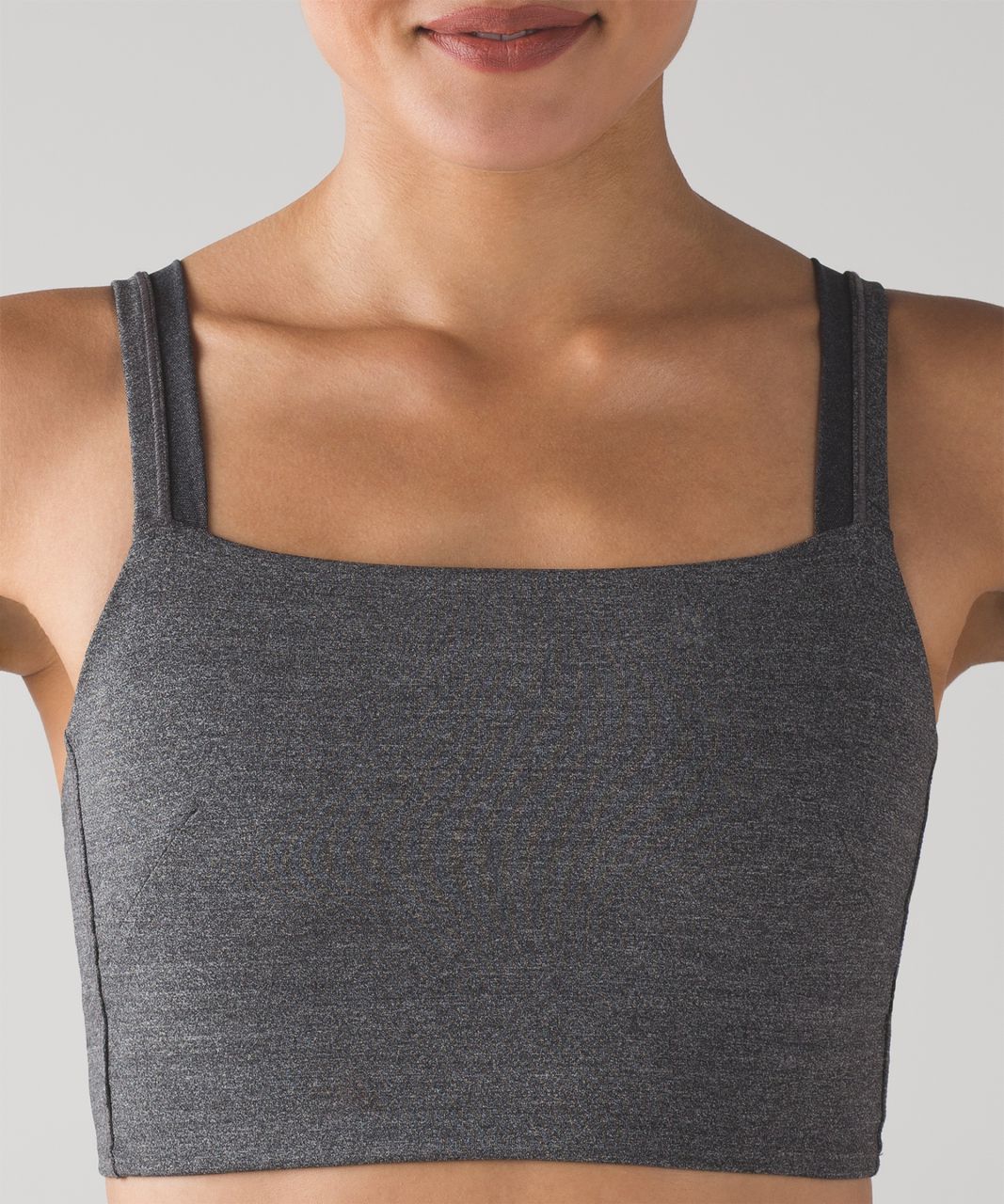 Lululemon Featherlight Bra - Heathered Black