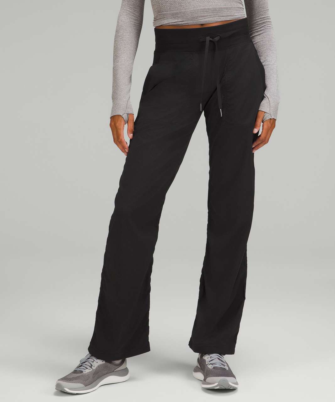 Lululemon Dance Studio Mid-Rise Full Length Pant - Black - lulu fanatics