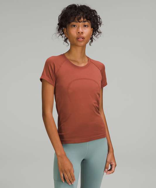 Lululemon New Year Swiftly Tech Short Sleeve Shirt 2.0 - Dark Red / Dark  Red - lulu fanatics