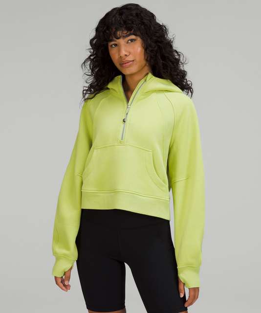 Lululemon Scuba Oversized Half-Zip Hoodie - Green Foliage - lulu