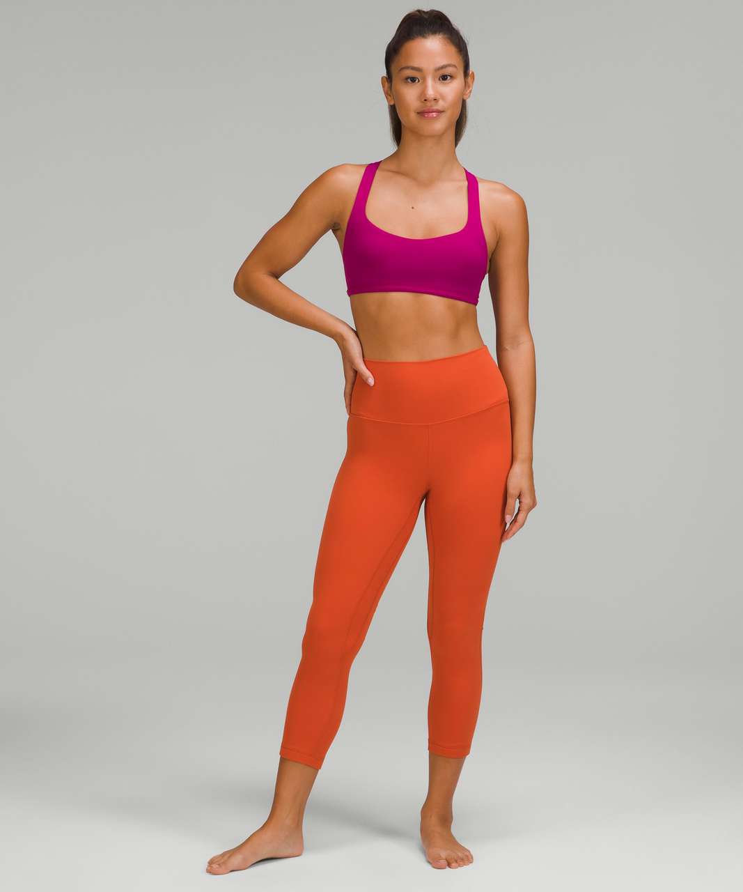 Lululemon Relaxed Cropped Hoodie - Canyon Orange - lulu fanatics