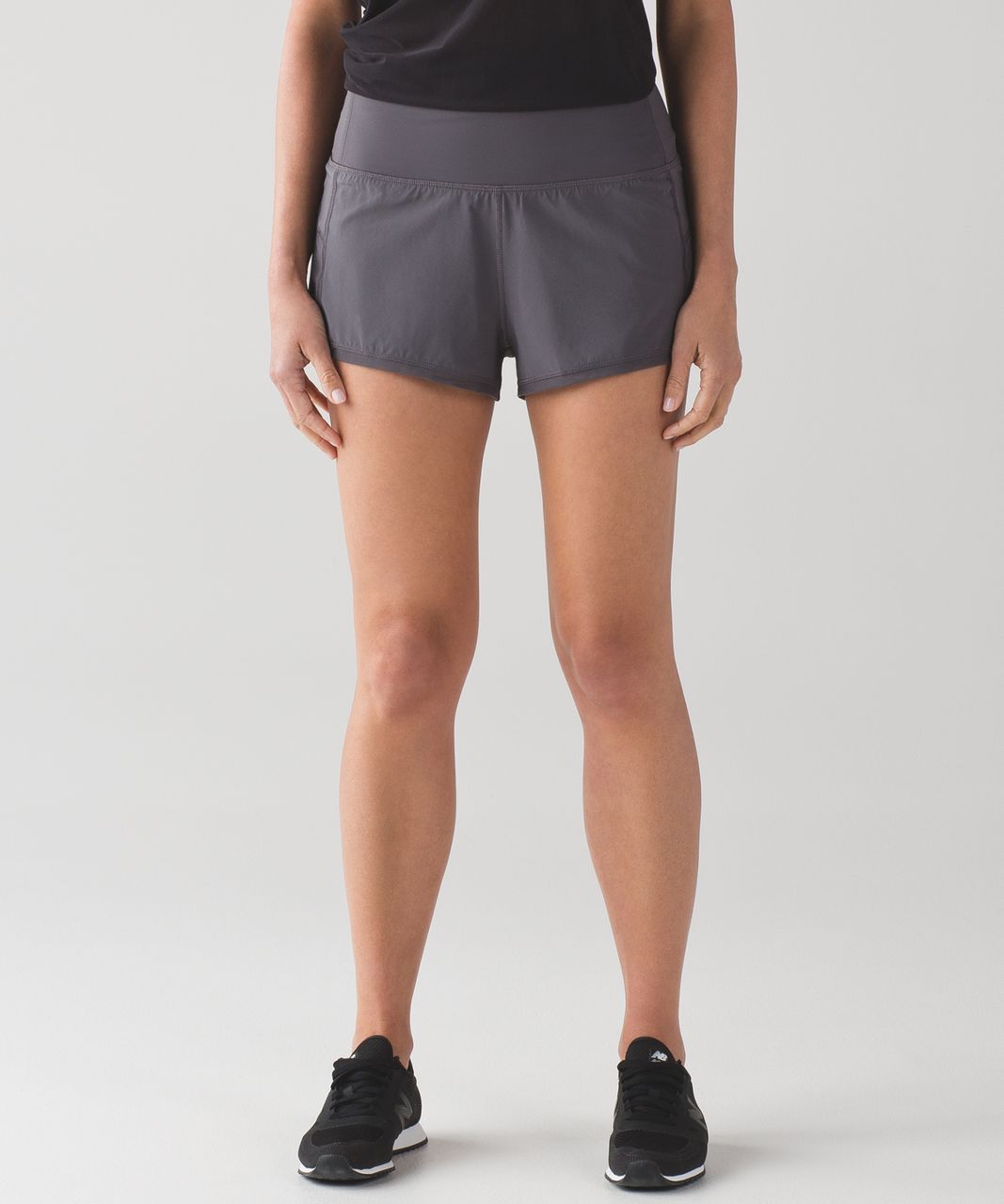 Lululemon Featherlight Short (2") - Dark Carbon