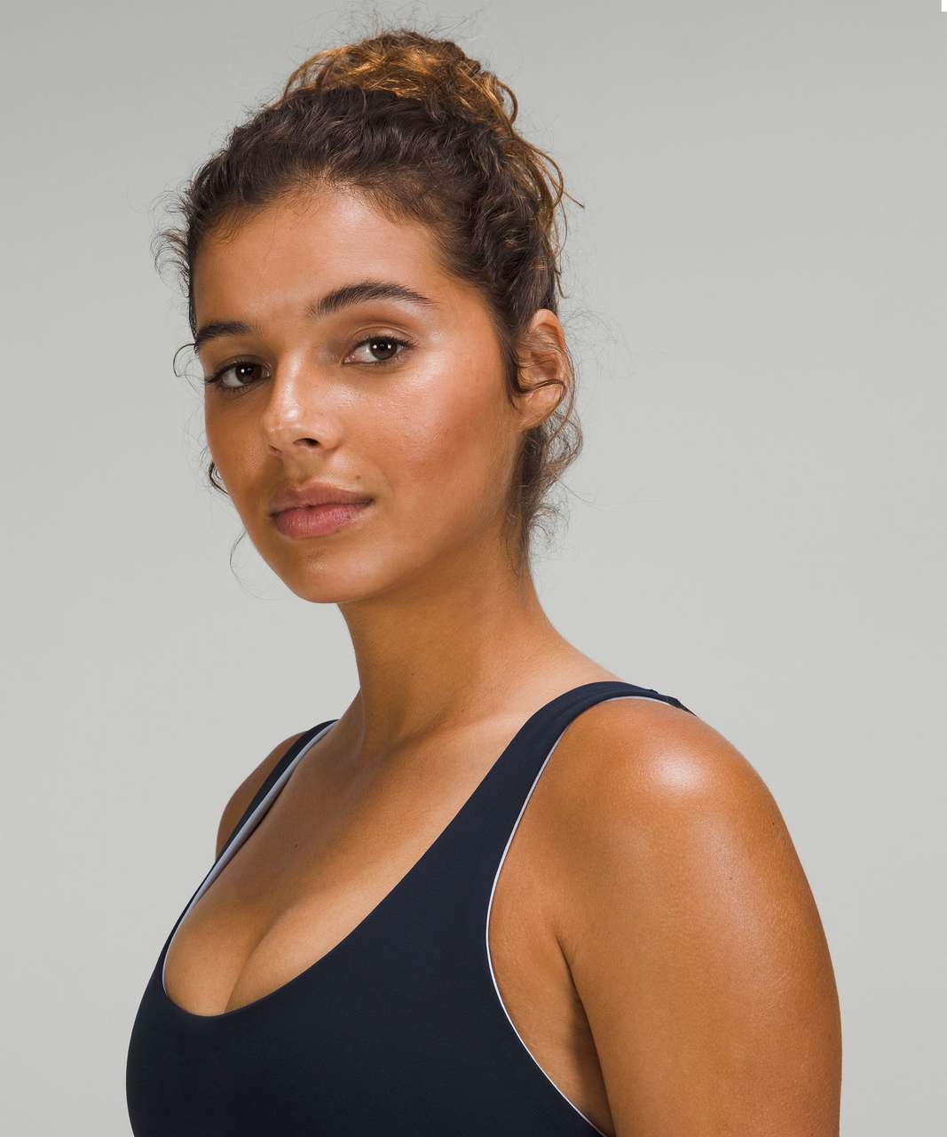 Lululemon Align™ Reversible Bra Light Support, A/b Cup In True Navy/diamond  Dye Lunar Rock True Navy