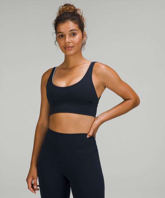 Lululemon Align Reversible Bra *Light Support, A/B Cup - True Navy / Iron  Blue - lulu fanatics