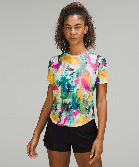 Lululemon High-Neck Running and Training T-Shirt - Vapor - lulu fanatics