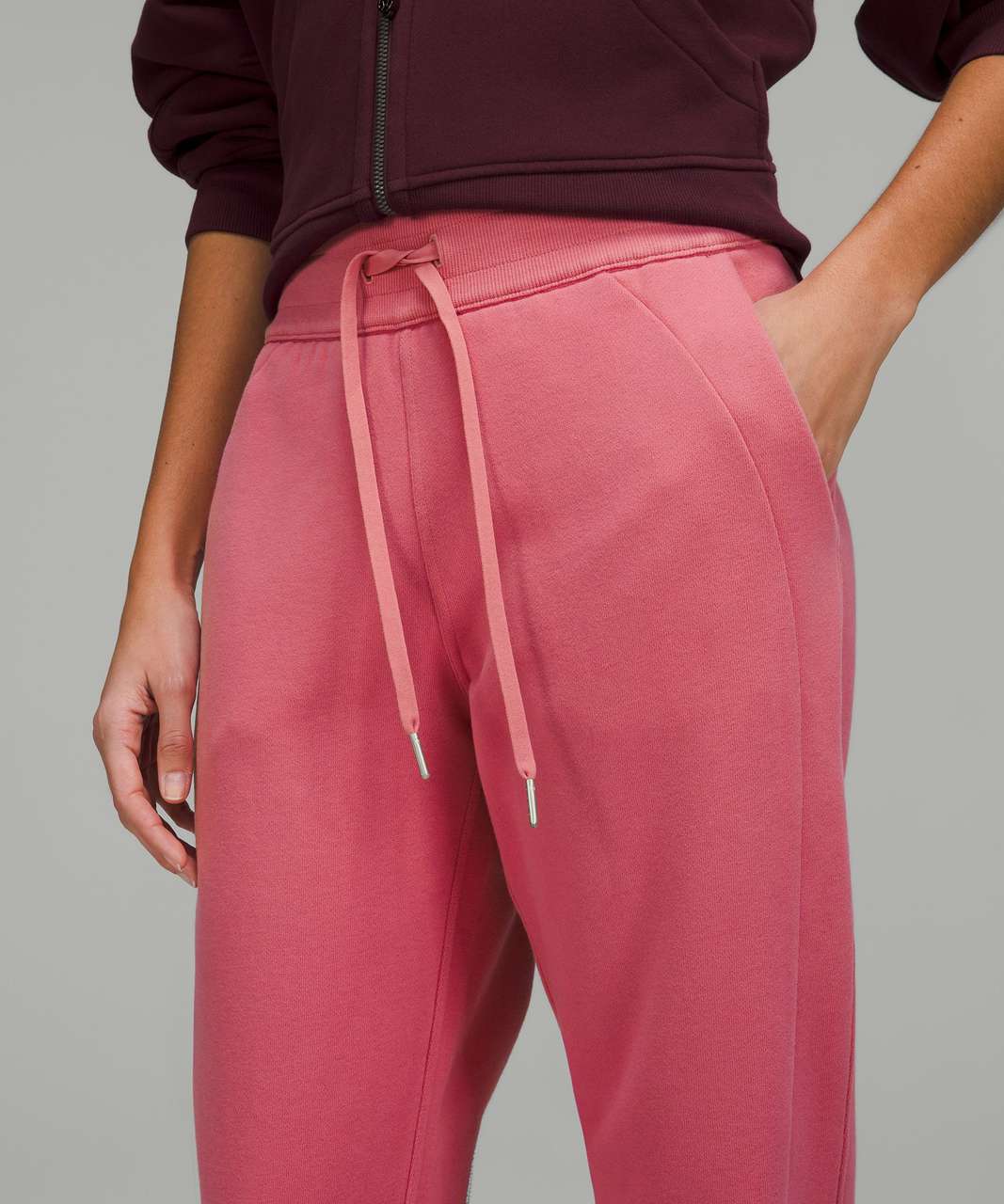 Lululemon Scuba High-Rise Jogger 7/8 Length Heathered Pink