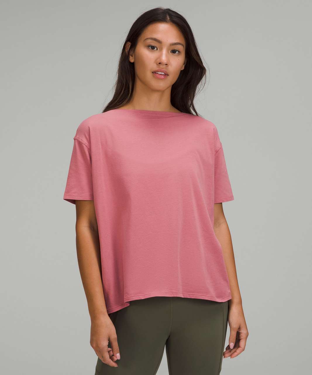 Lululemon Back in Action Short Sleeve Shirt - Brier Rose - lulu 