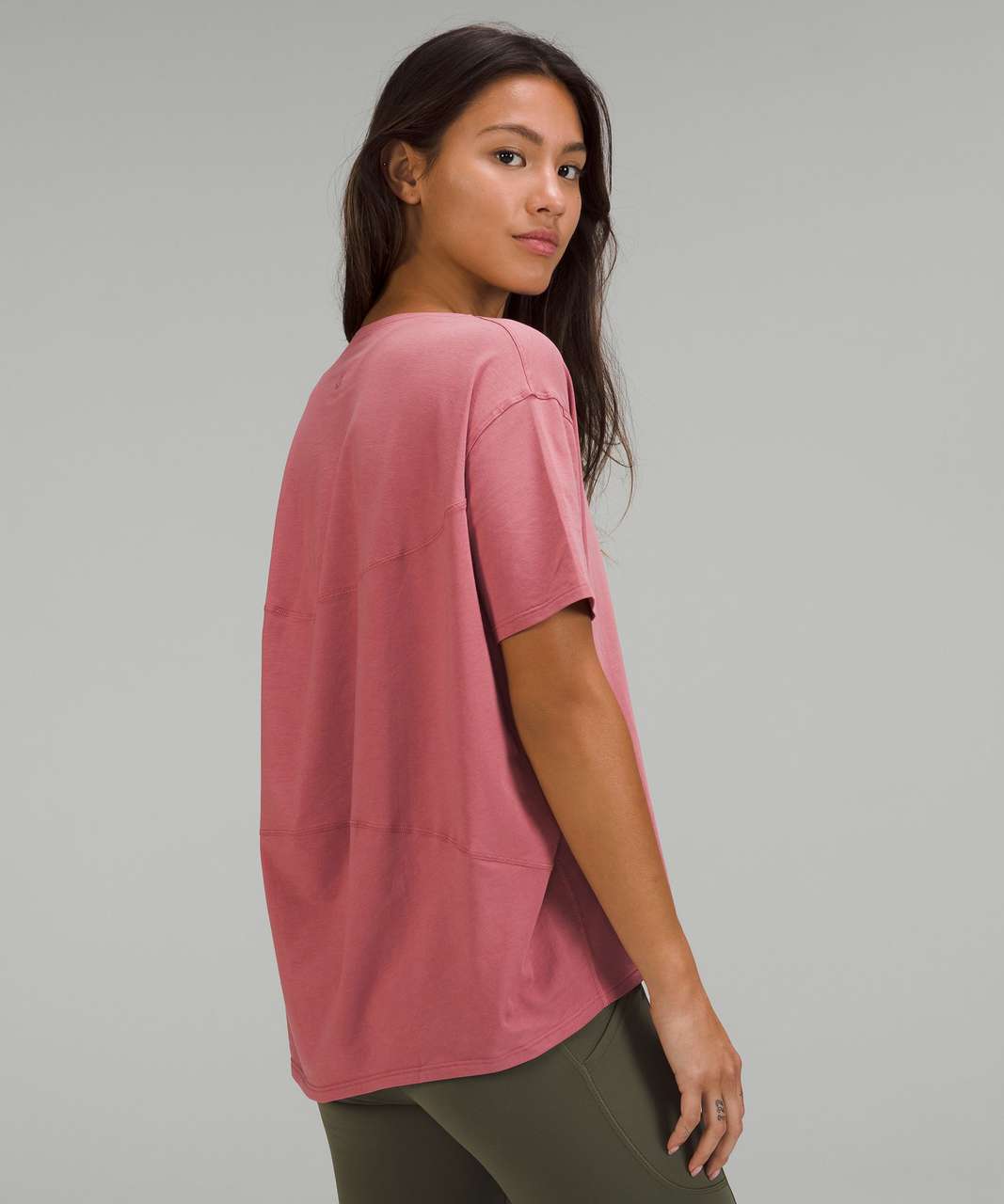 Lululemon Back in Action Short Sleeve Shirt - Brier Rose