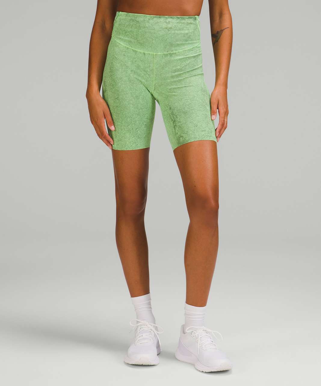 Lululemon Athletica Color Block Solid Green Athletic Shorts Size 8 - 37%  off