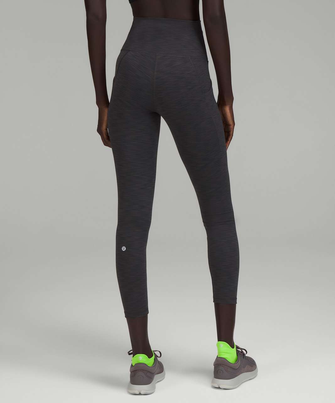 Lululemon Wunder Train High-Rise Tight with Pockets 25 - Heathered  Graphite Grey - lulu fanatics