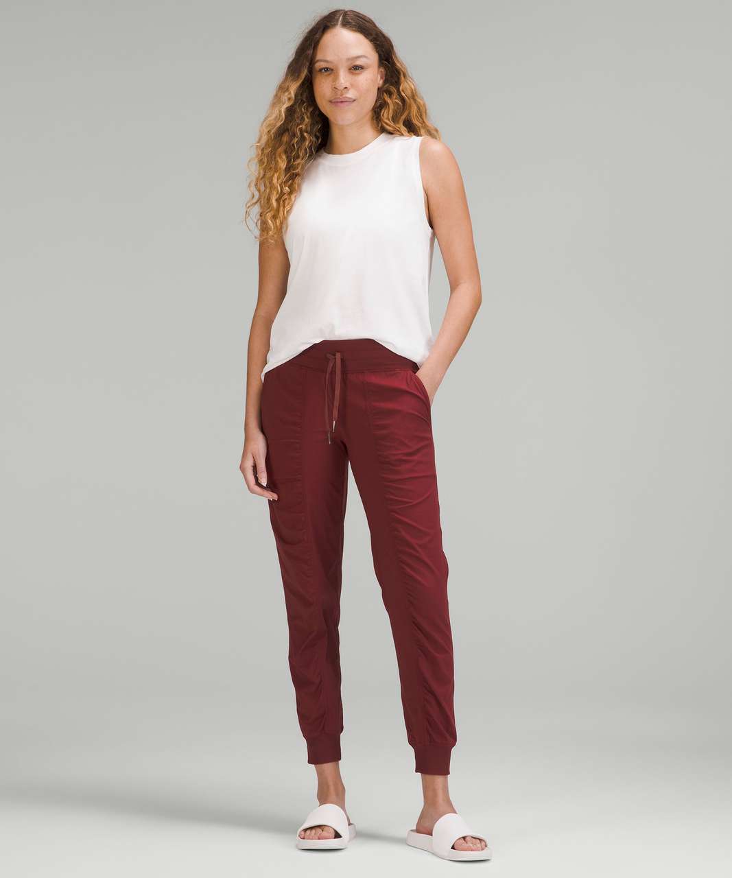 Lululemon Beyond the Studio Jogger - Red Merlot - lulu fanatics