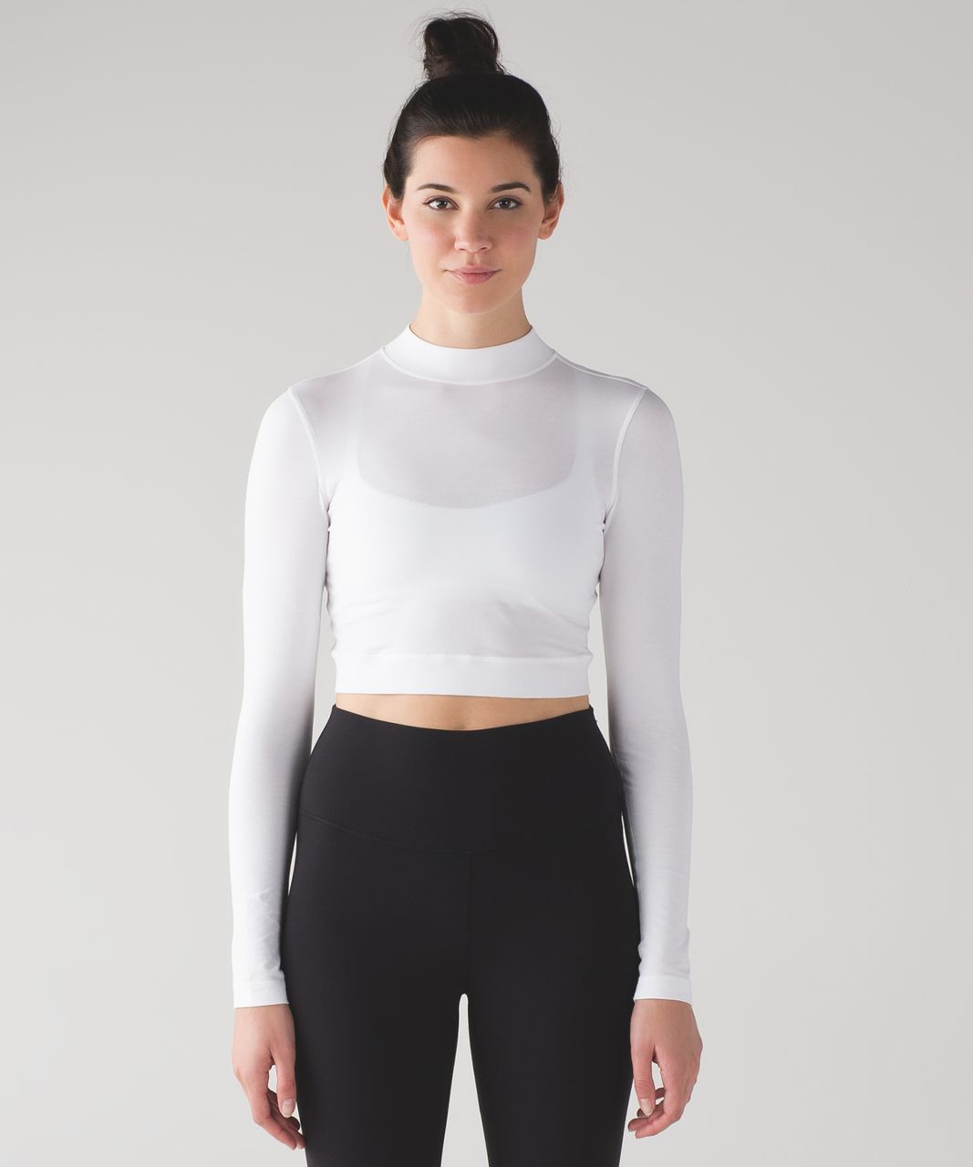 Lululemon Kitsilano Mock Long Sleeve - White