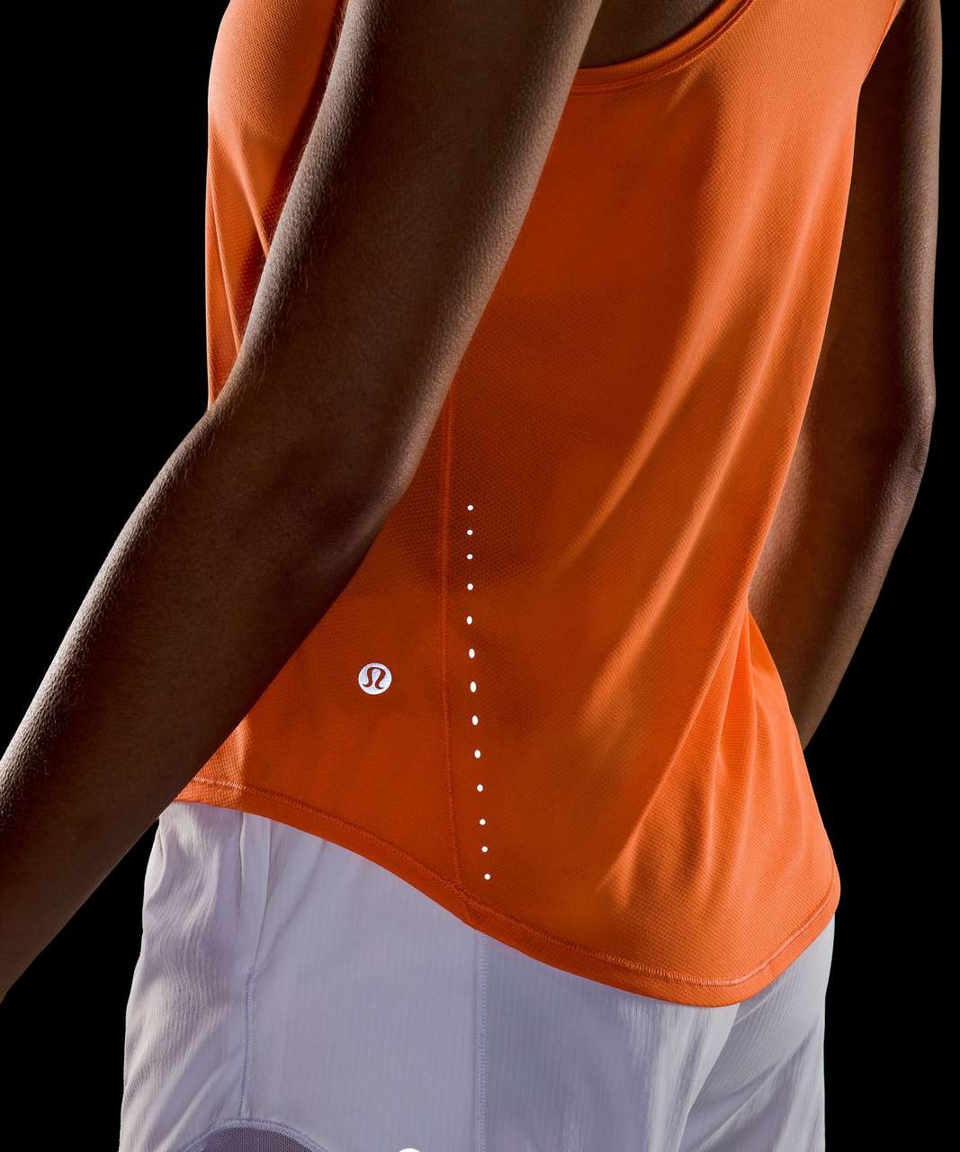 Lululemon High-Neck Running and Training Tank Top - Orange Frappe