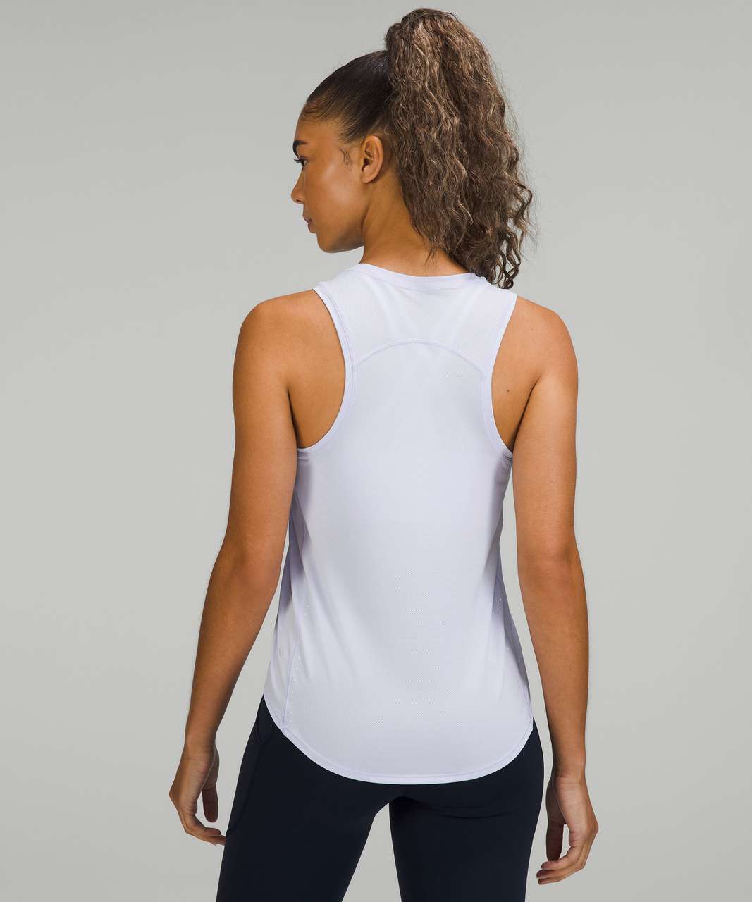 Lululemon High-Neck Running and Training Tank Top - Pastel Blue - lulu  fanatics