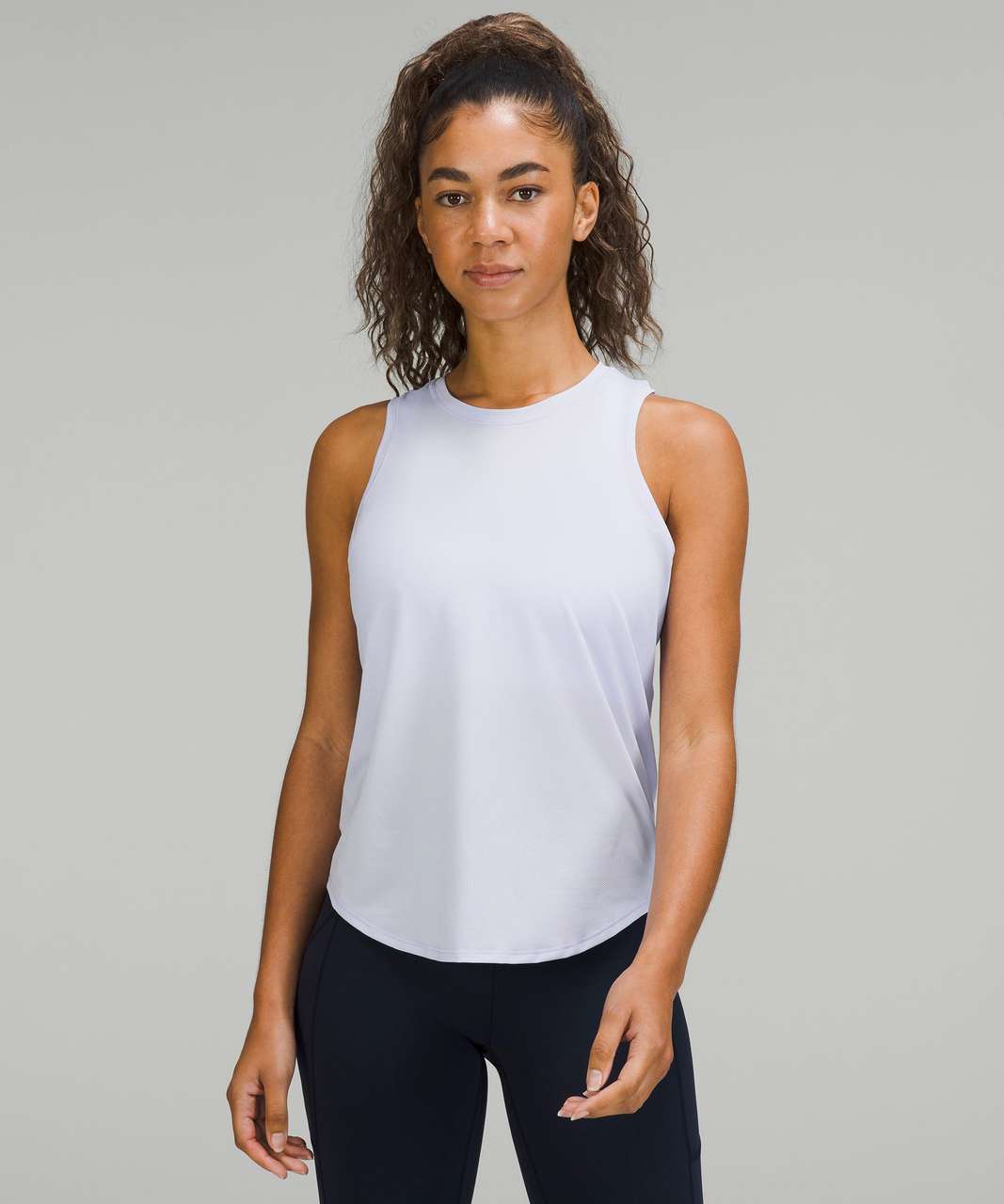 Lululemon High-Neck Running and Training Tank Top - Pastel Blue