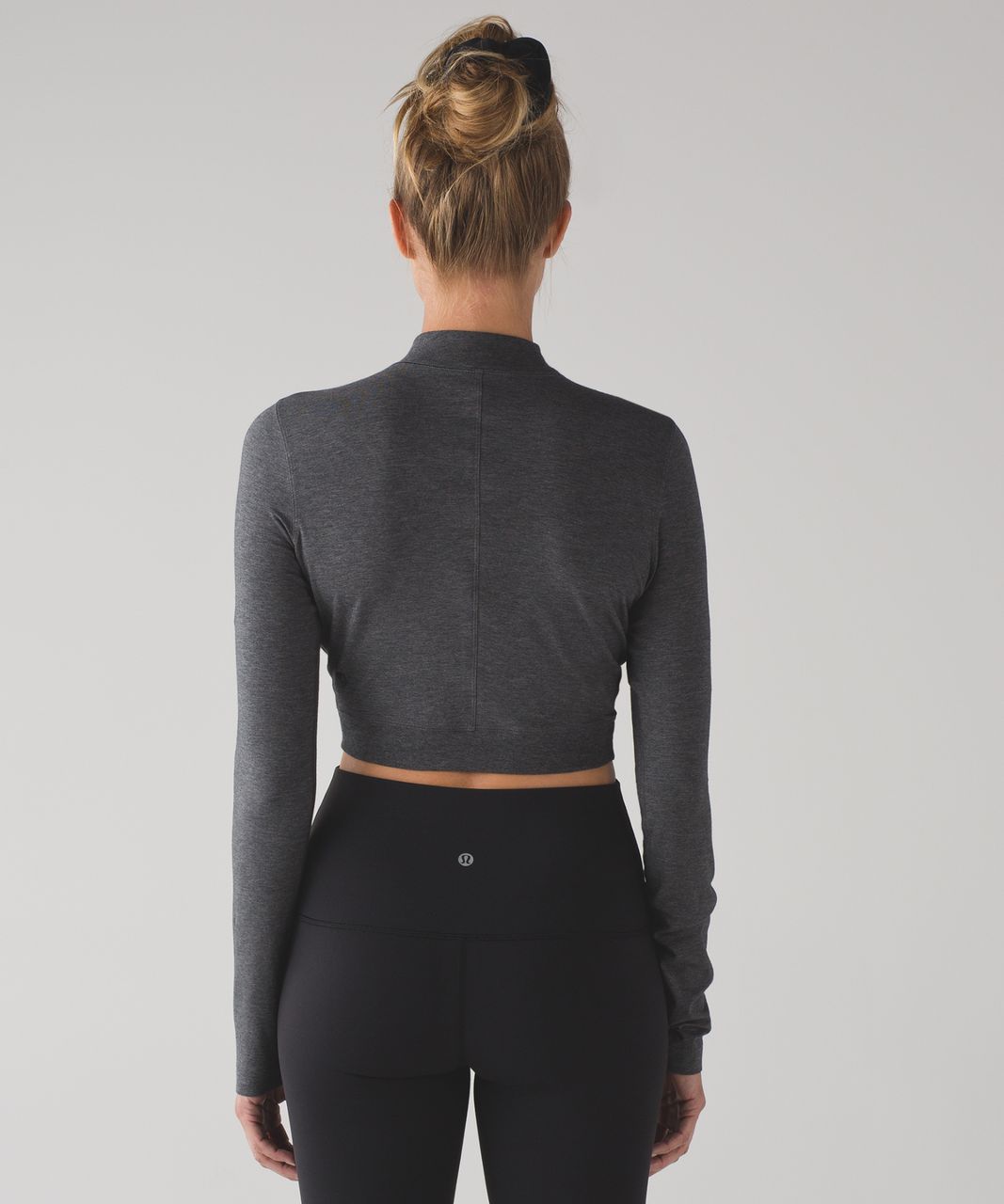 Lululemon Kitsilano Mock Long Sleeve - Heathered Pitch Grey