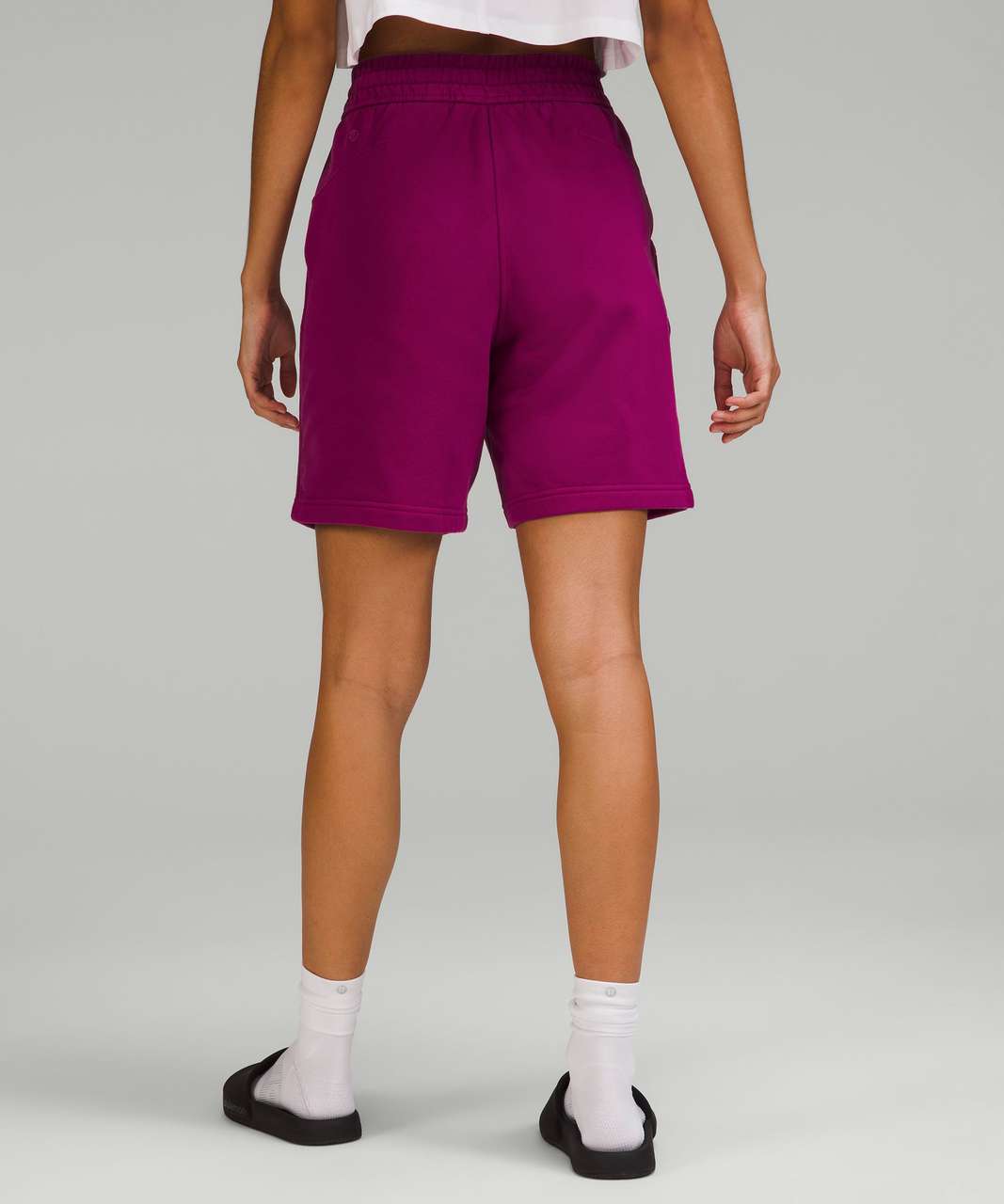 Lululemon Athletic Softstreme High Rise Short 4” Magenta Purple Women's  Size 2