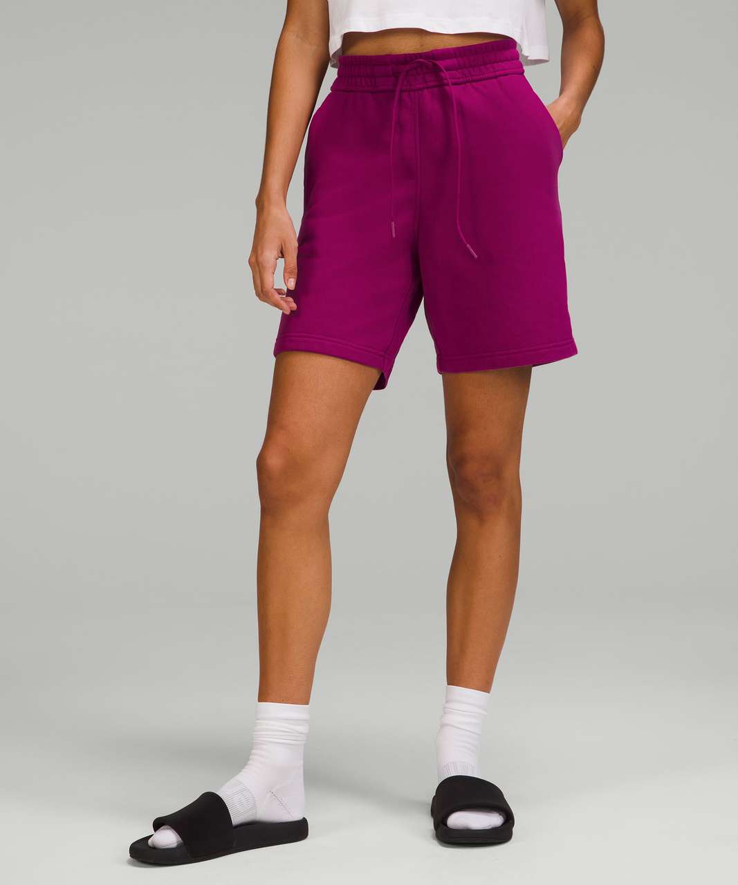 Lululemon Loungeful High-Rise Short 7" - Magenta Purple