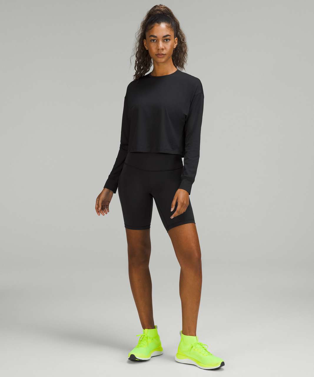 Lululemon Abrasion-Resistant Training Long Sleeve Shirt - Black (First ...