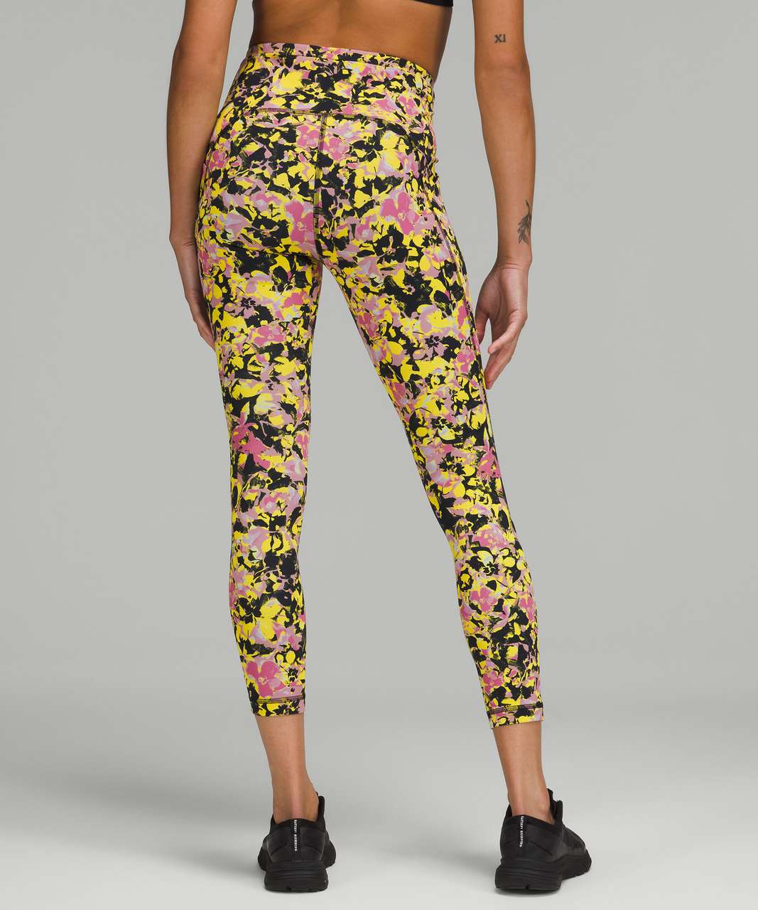 Lululemon Swift Speed High-Rise Tight 25" - Inflect Floral Highlight Yellow Multi