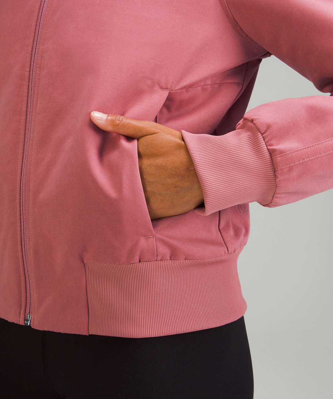 Lululemon Non-Stop Cotton Bomber Jacket - Brier Rose