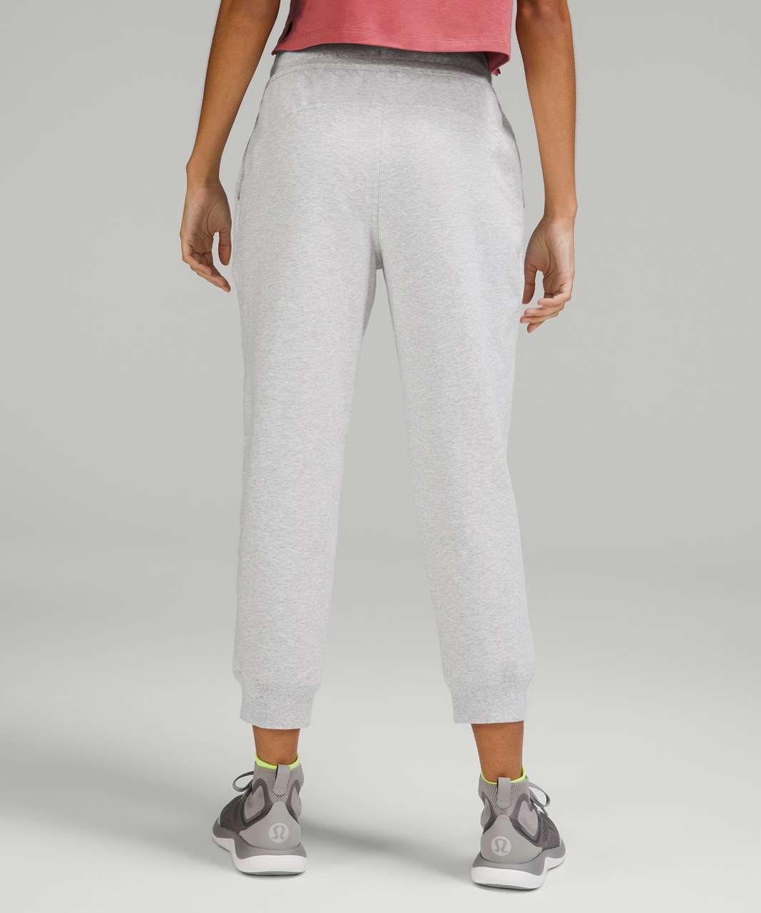 Lululemon Scuba High-Rise French Terry Cropped Jogger - Heathered Core Ultra Light Grey