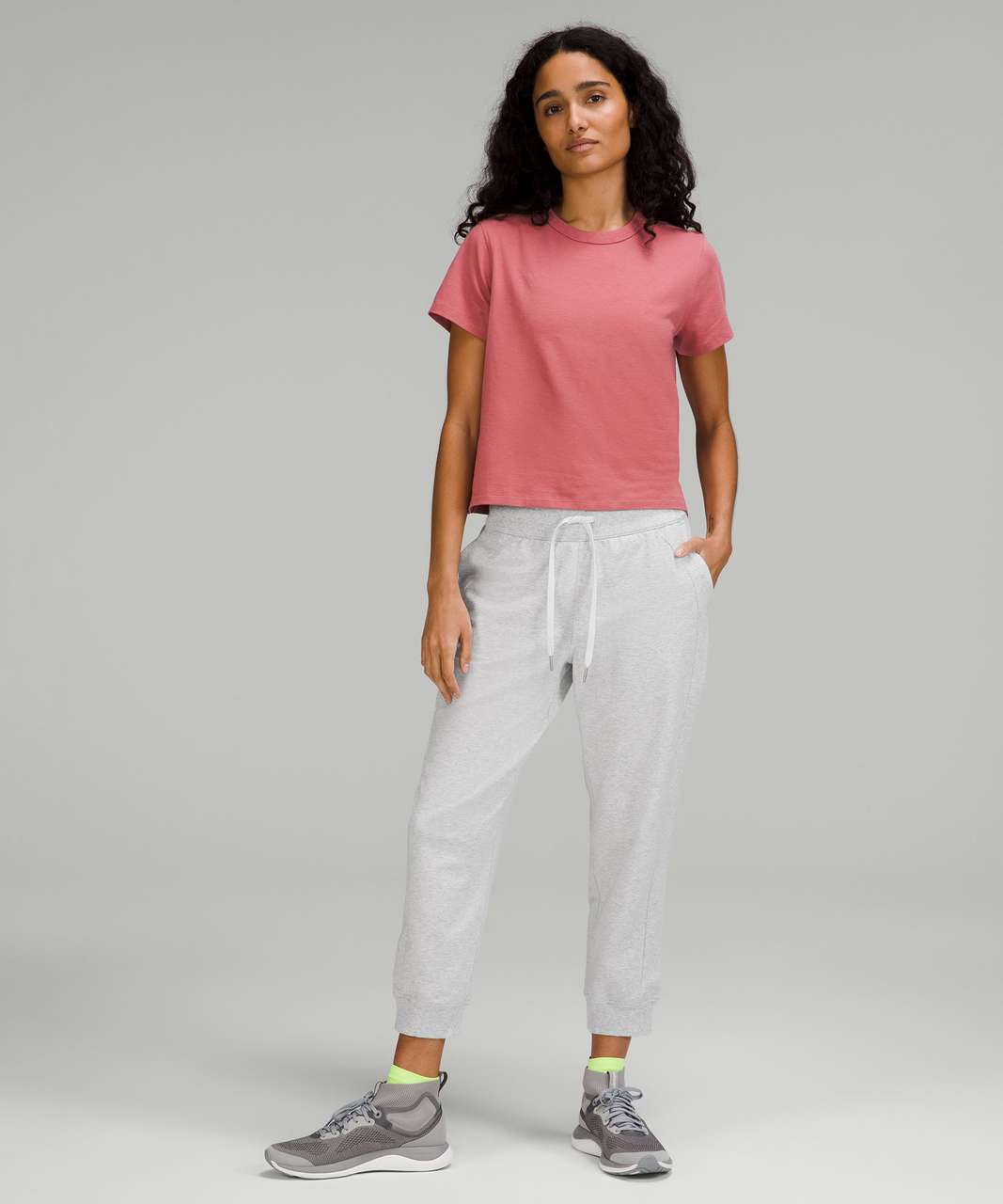 Lululemon Scuba High-Rise French Terry Cropped Jogger - Heathered