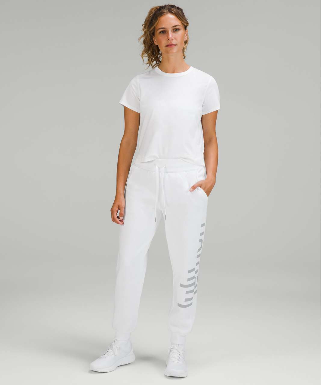 Lululemon Scuba HR Joggers 7/8 Orbital tie dye antique white Pants 10 NEW